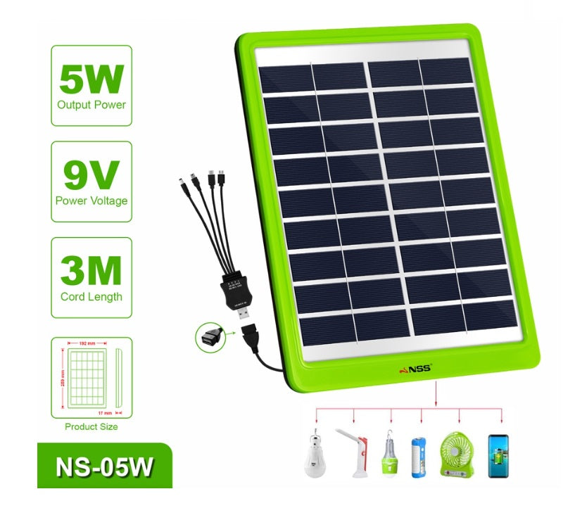 Multi-Function Solar Panel Charger for Smartphones and Gadgets - Portable and Reliable